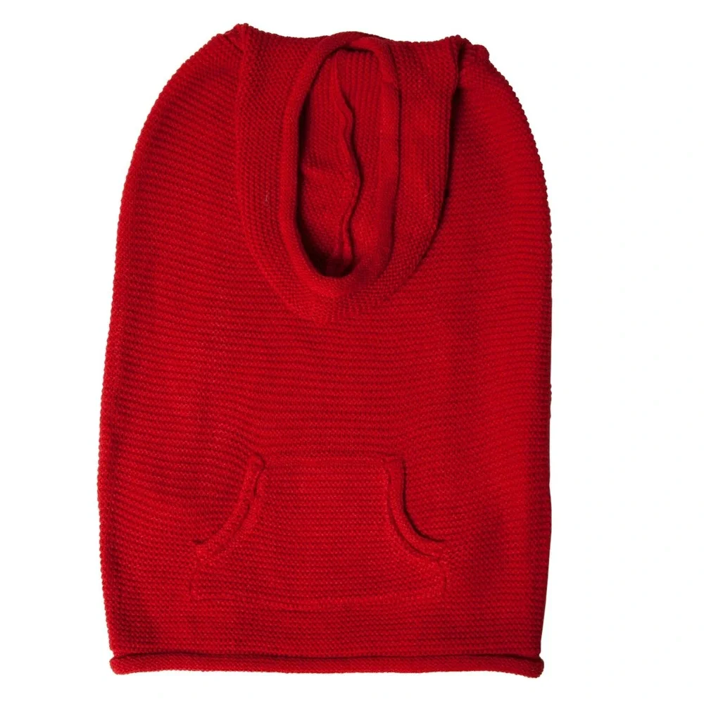 Vibrant‎ Life Dog Pet Holiday Red Hoodie Sweater Medium 20-50 LB NEW